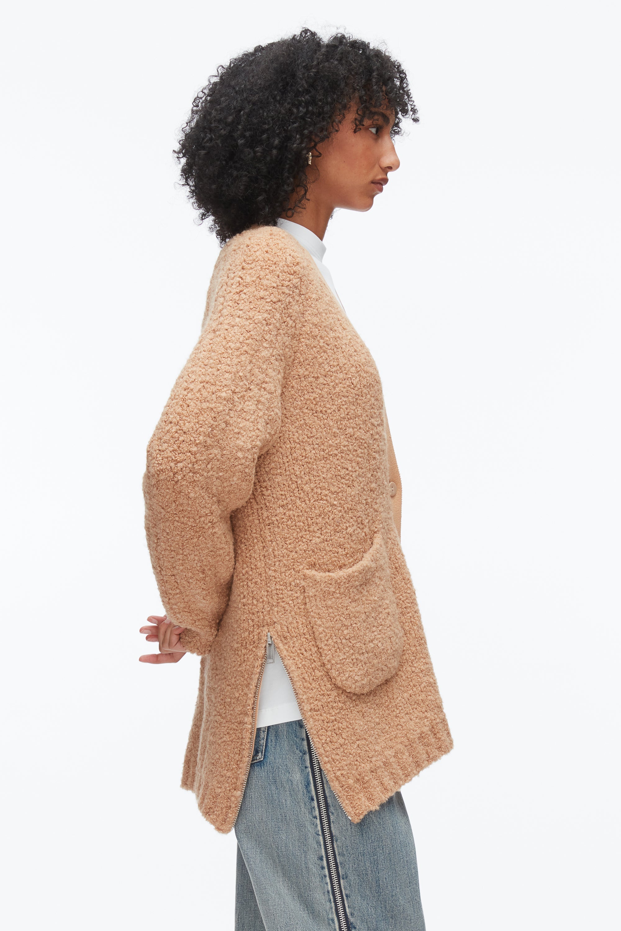 Fawn Boucle Cardigan Coat | 3.1 Phillip Lim