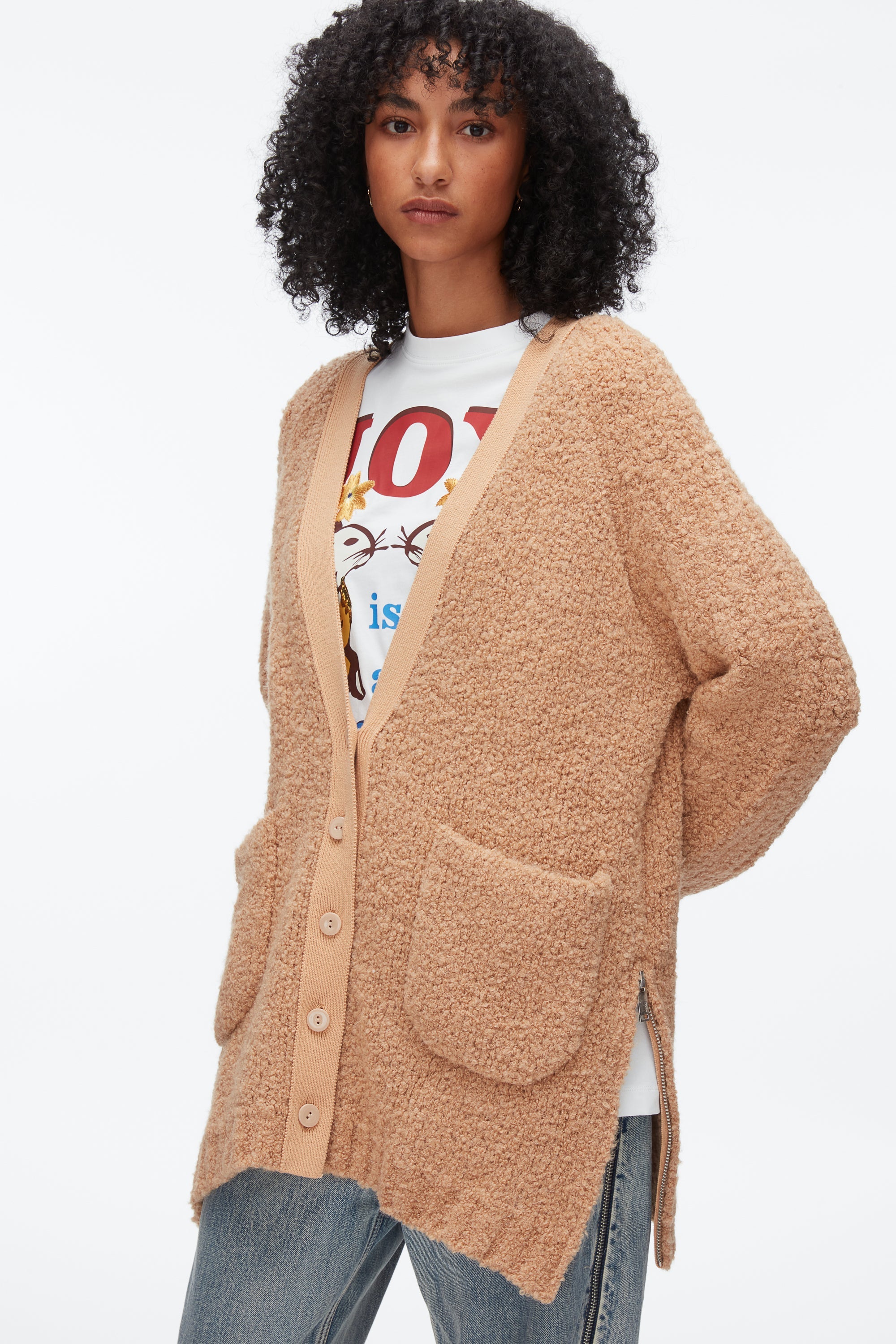 Fawn Boucle Cardigan Coat | 3.1 Phillip Lim