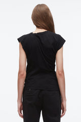 Black Draped Asymmetric T-Shirt | 3.1 Phillip Lim