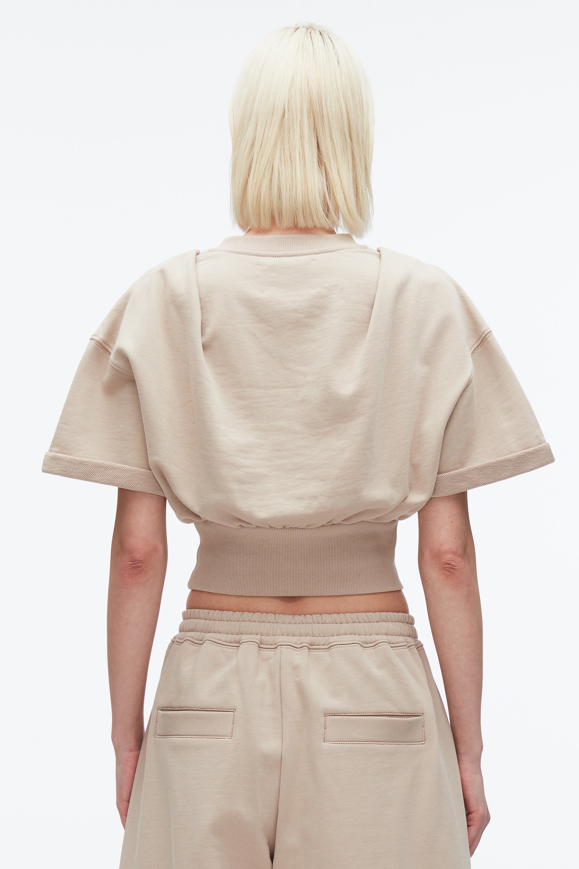 Concrete Women Cropped Sweatshirt | Relaxed Styles by 3.1 Phillip Lim | 3.1 Phillip Lim