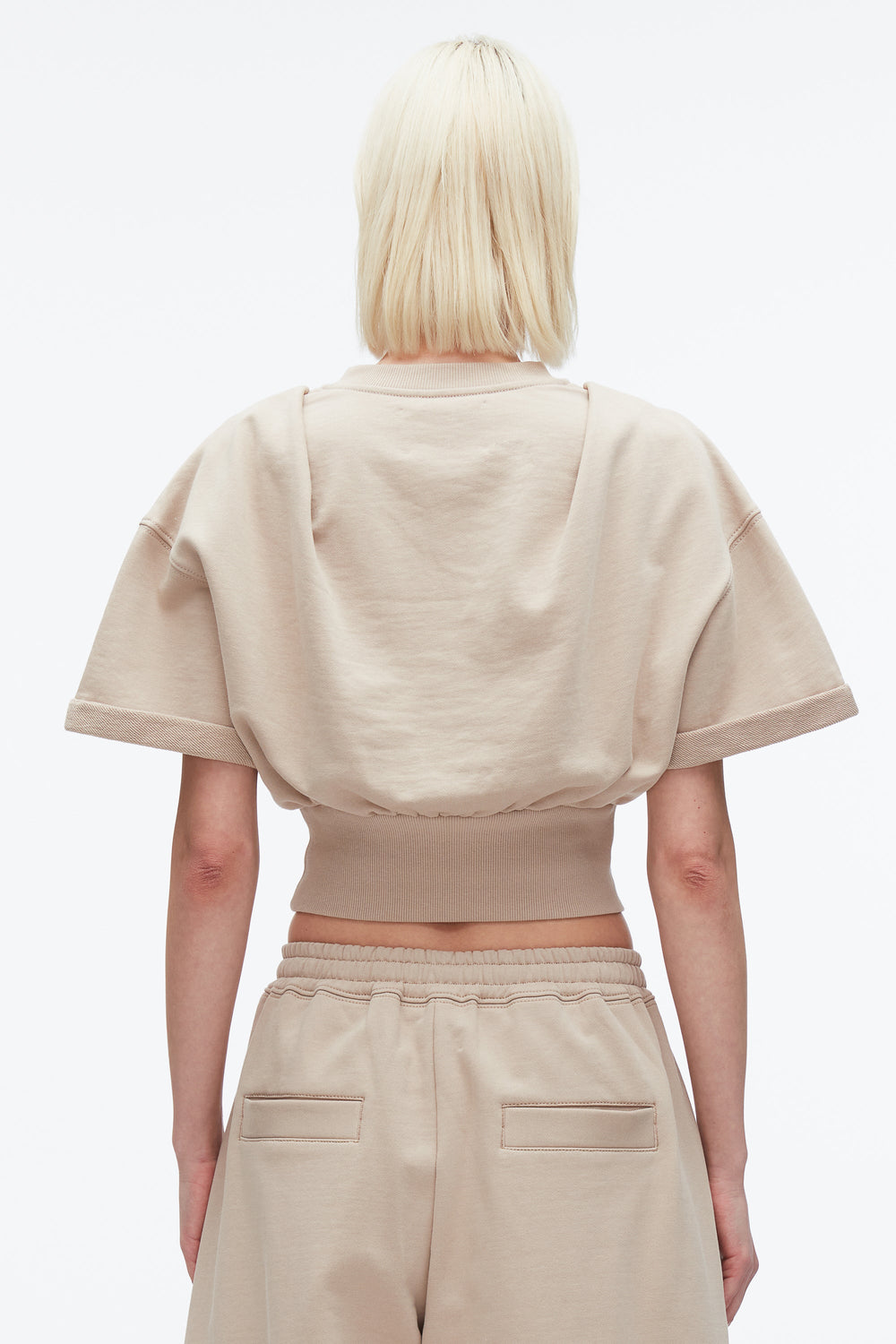 Concrete Women Cropped Sweatshirt | Relaxed Styles by 3.1 Phillip Lim | 3.1 Phillip Lim