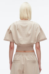 Concrete Women Cropped Sweatshirt | Relaxed Styles by 3.1 Phillip Lim | 3.1 Phillip Lim