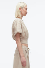 Concrete Women Cropped Sweatshirt | Relaxed Styles by 3.1 Phillip Lim | 3.1 Phillip Lim