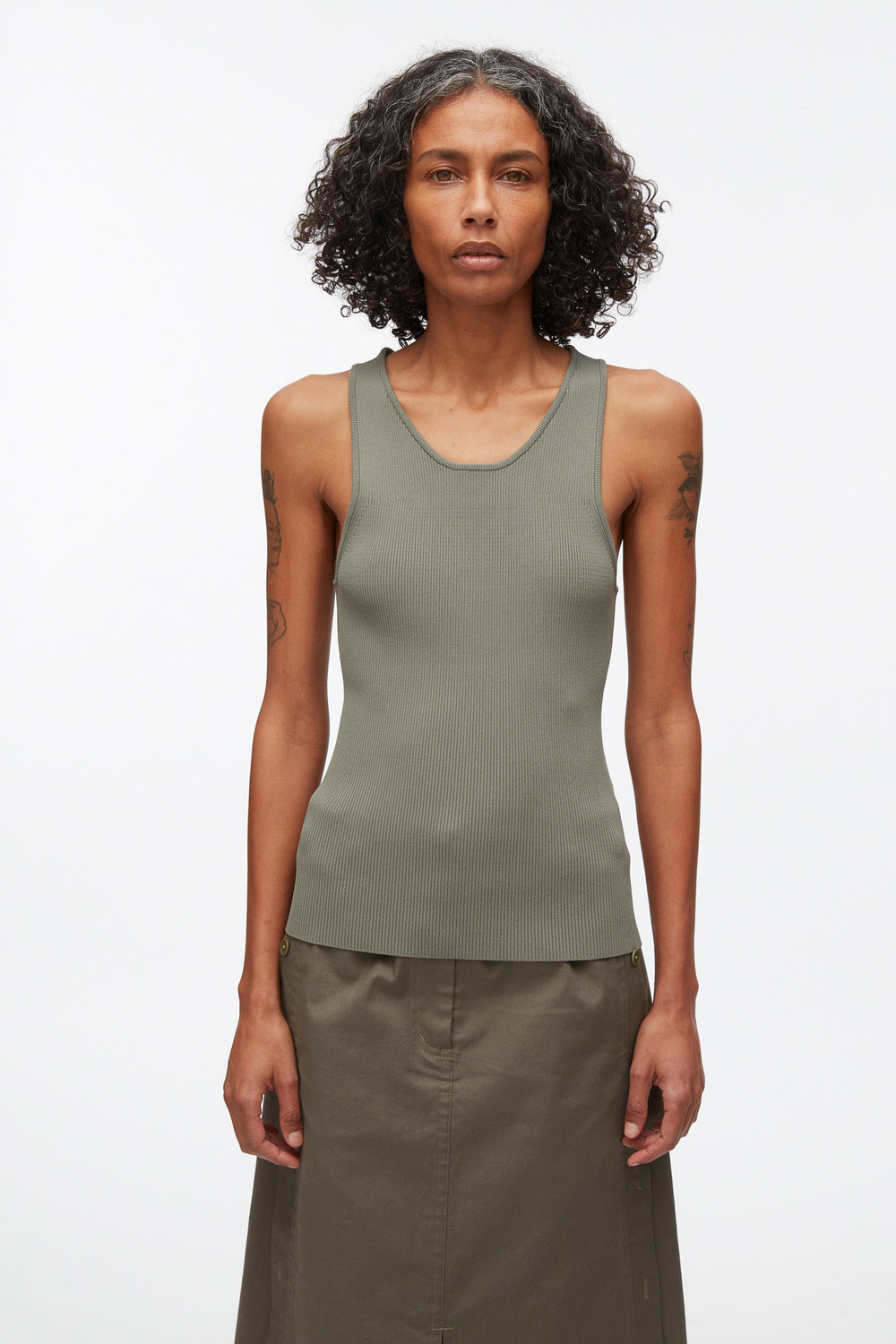 Sage Compact Rib Layering Tank | 3.1 Phillip Lim