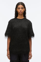 Black Fringe Boxy Tee | 3.1 Phillip Lim