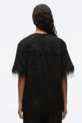 Black Fringe Boxy Tee | 3.1 Phillip Lim