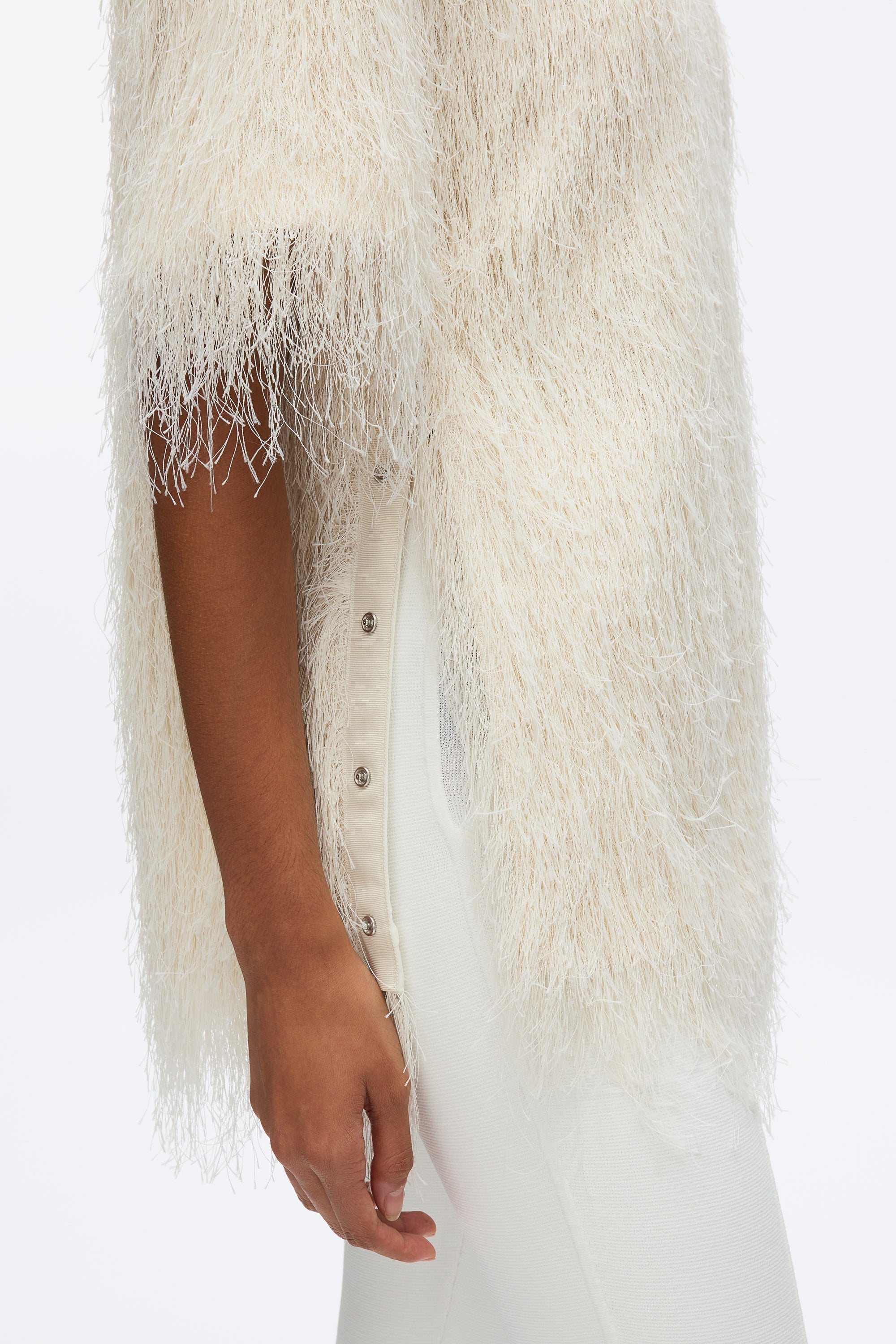 Ivory Fringe Boxy Tee | 3.1 Phillip Lim