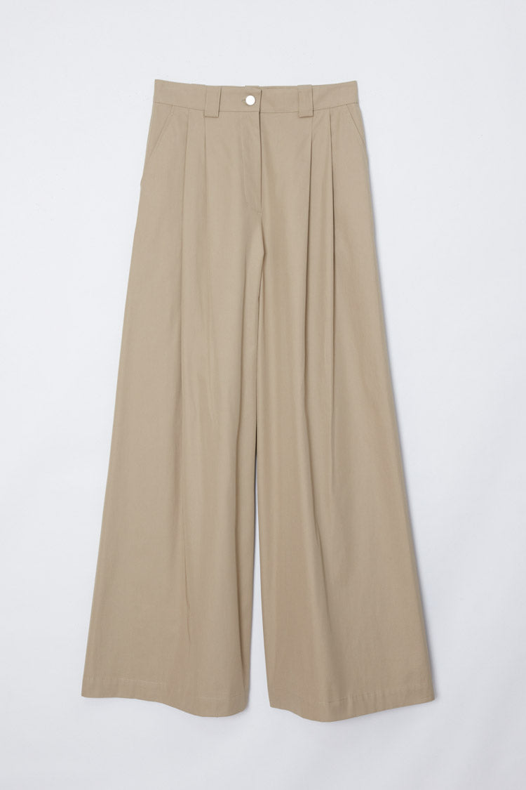 Khaki Wide Leg Pleated Pants | 3.1 Phillip Lim