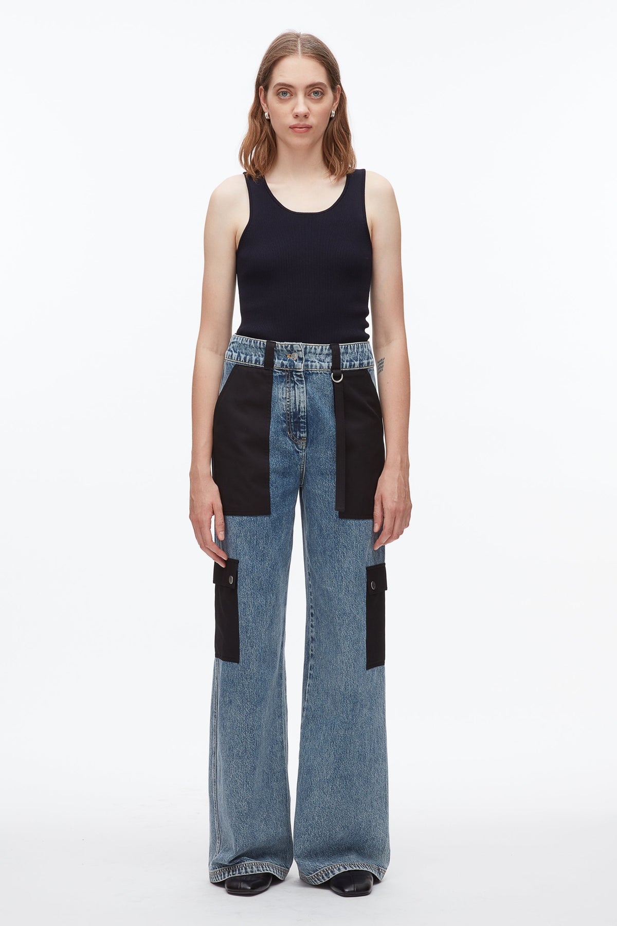 Washed Medium Blue Denim Carpenter Pant | 3.1 Phillip Lim