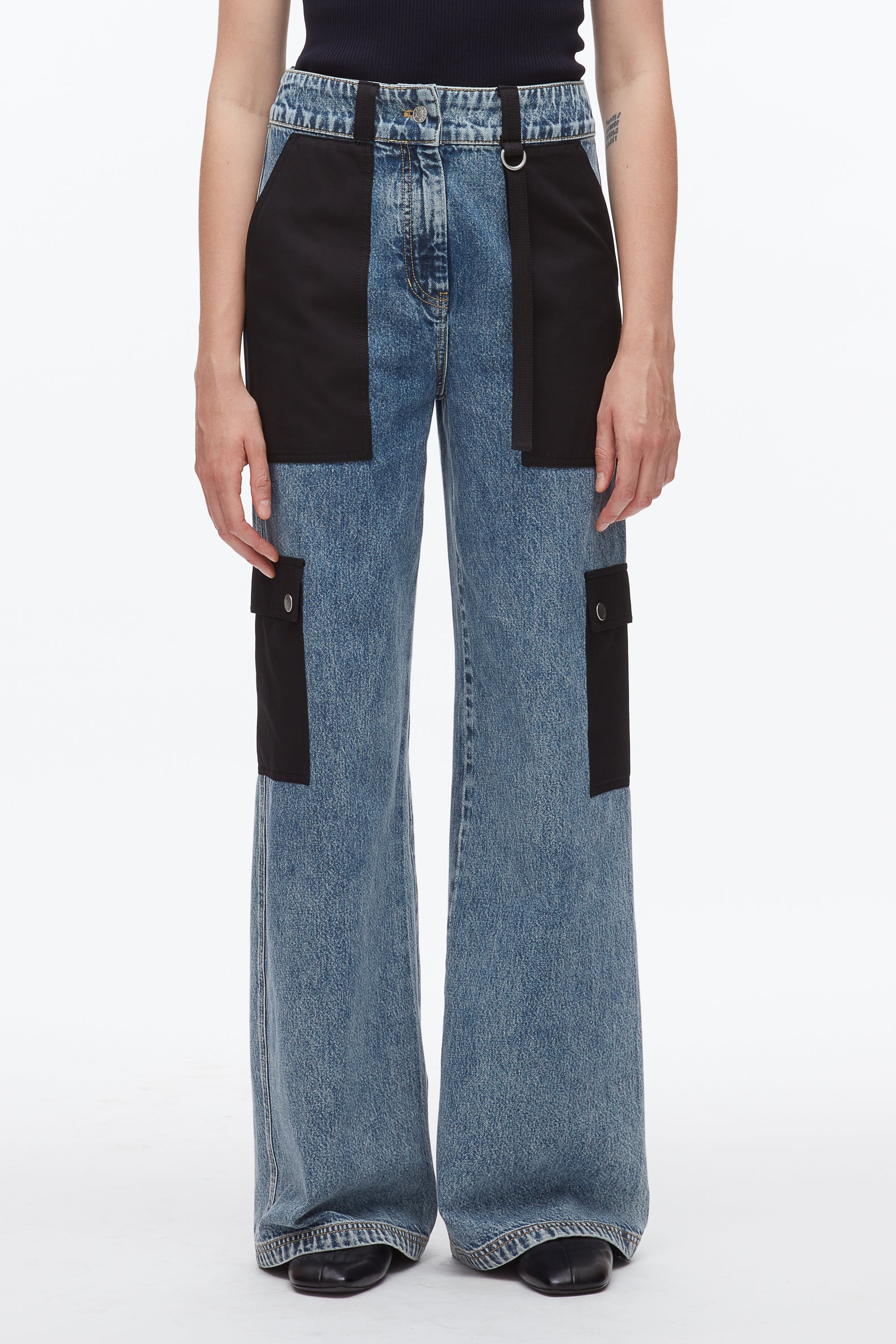 Washed Medium Blue Denim Carpenter Pant | 3.1 Phillip Lim