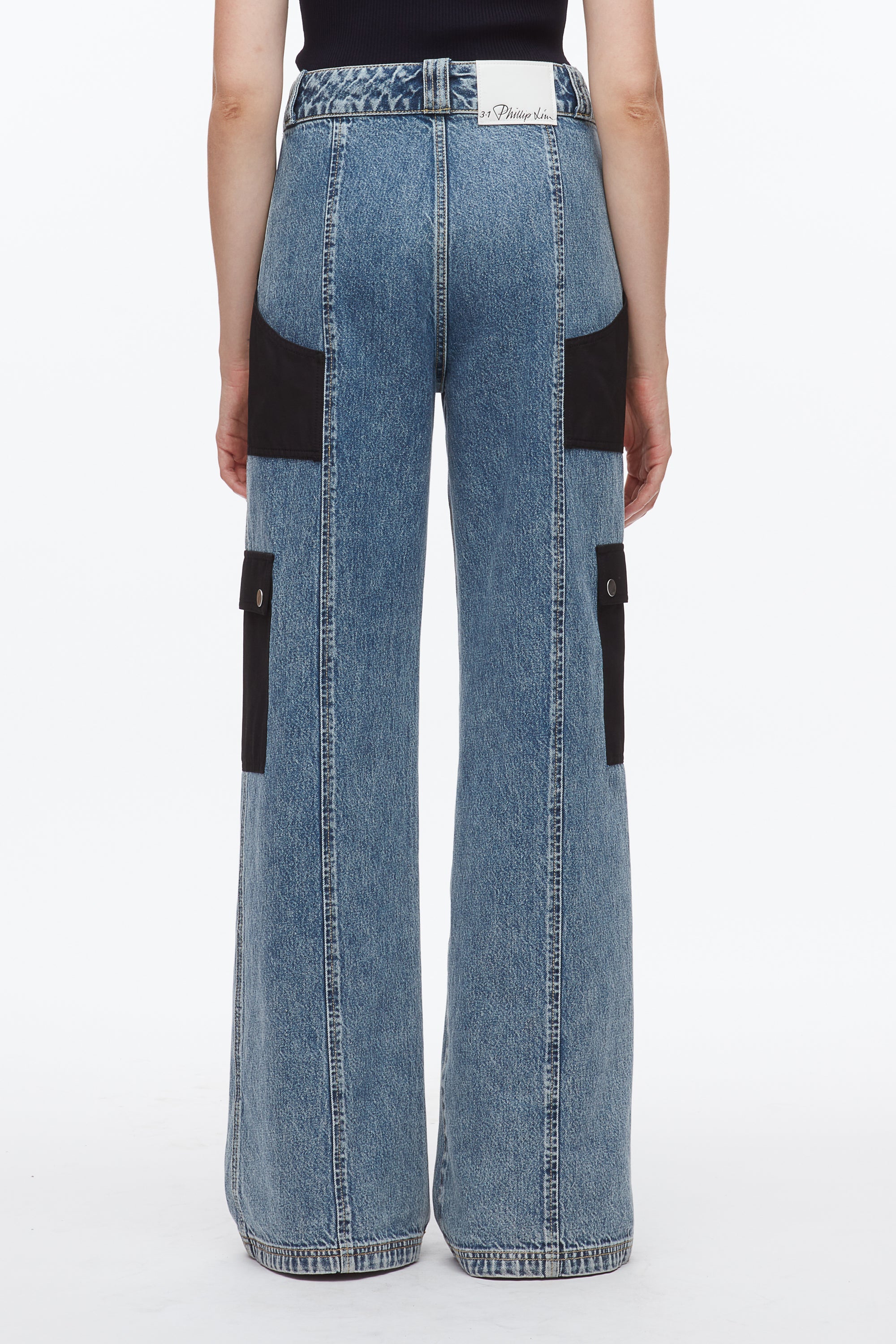 Washed Medium Blue Denim Carpenter Pant | 3.1 Phillip Lim