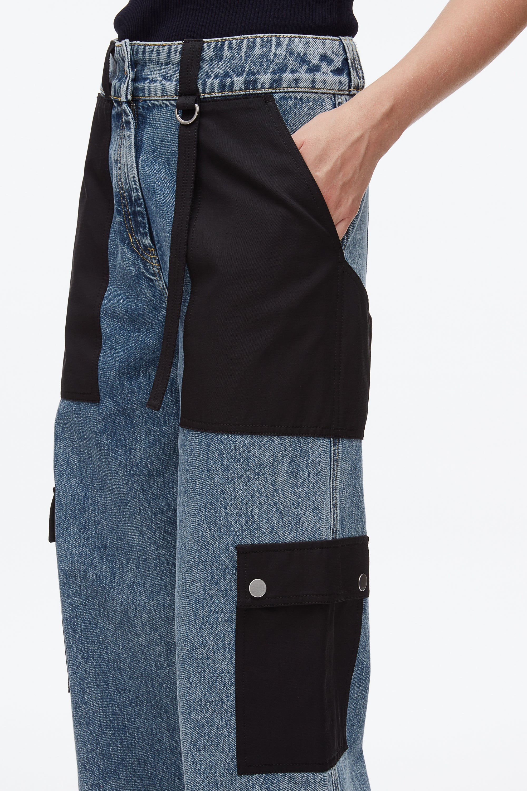 Washed Medium Blue Denim Carpenter Pant | 3.1 Phillip Lim