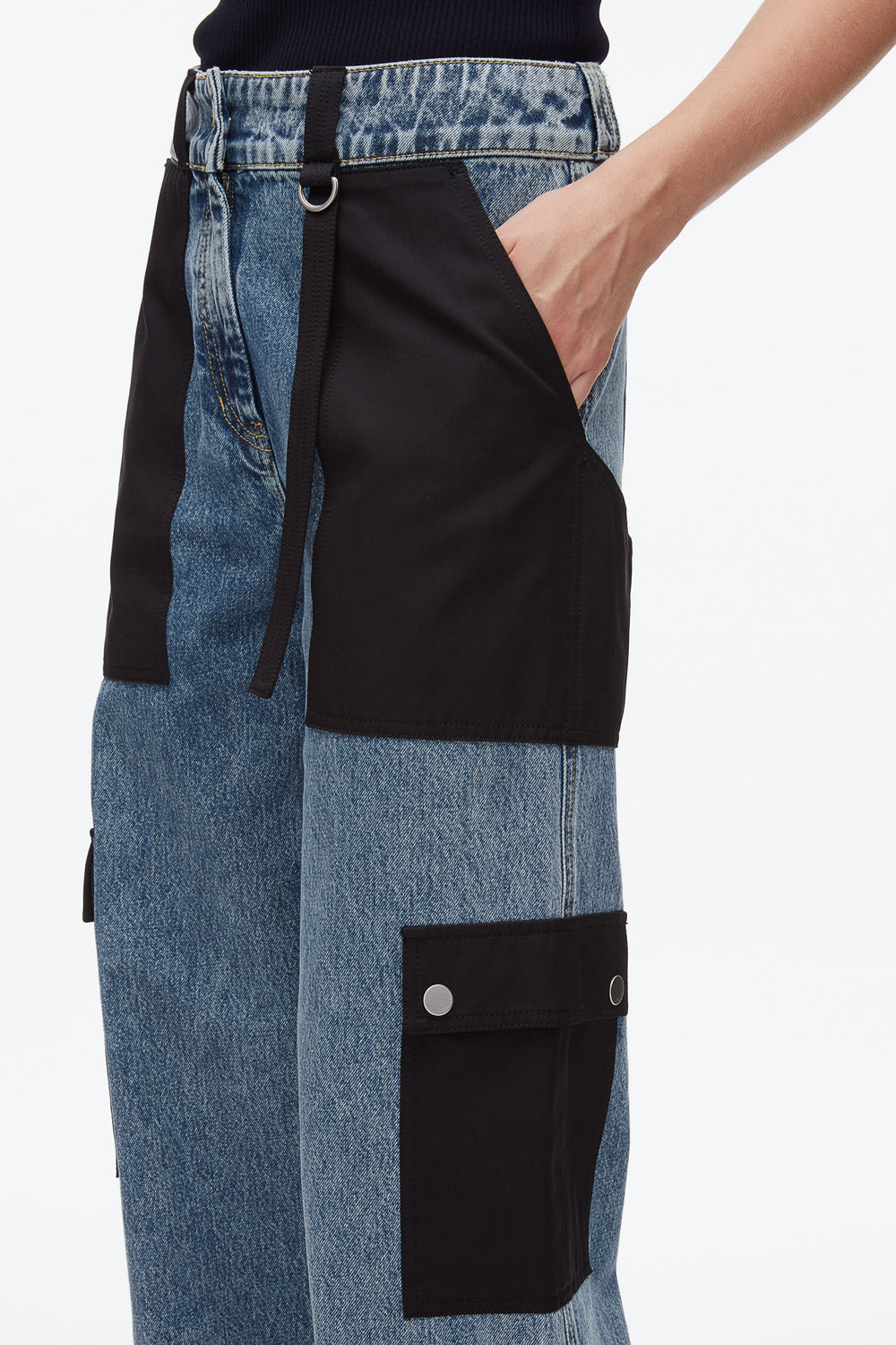 Washed Medium Blue Denim Carpenter Pant | 3.1 Phillip Lim