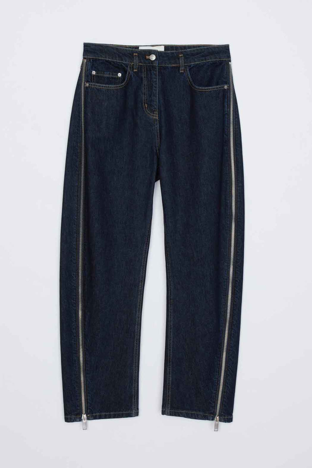 Dark Indigo Curve Denim Pant with Zip | 3.1 Phillip Lim