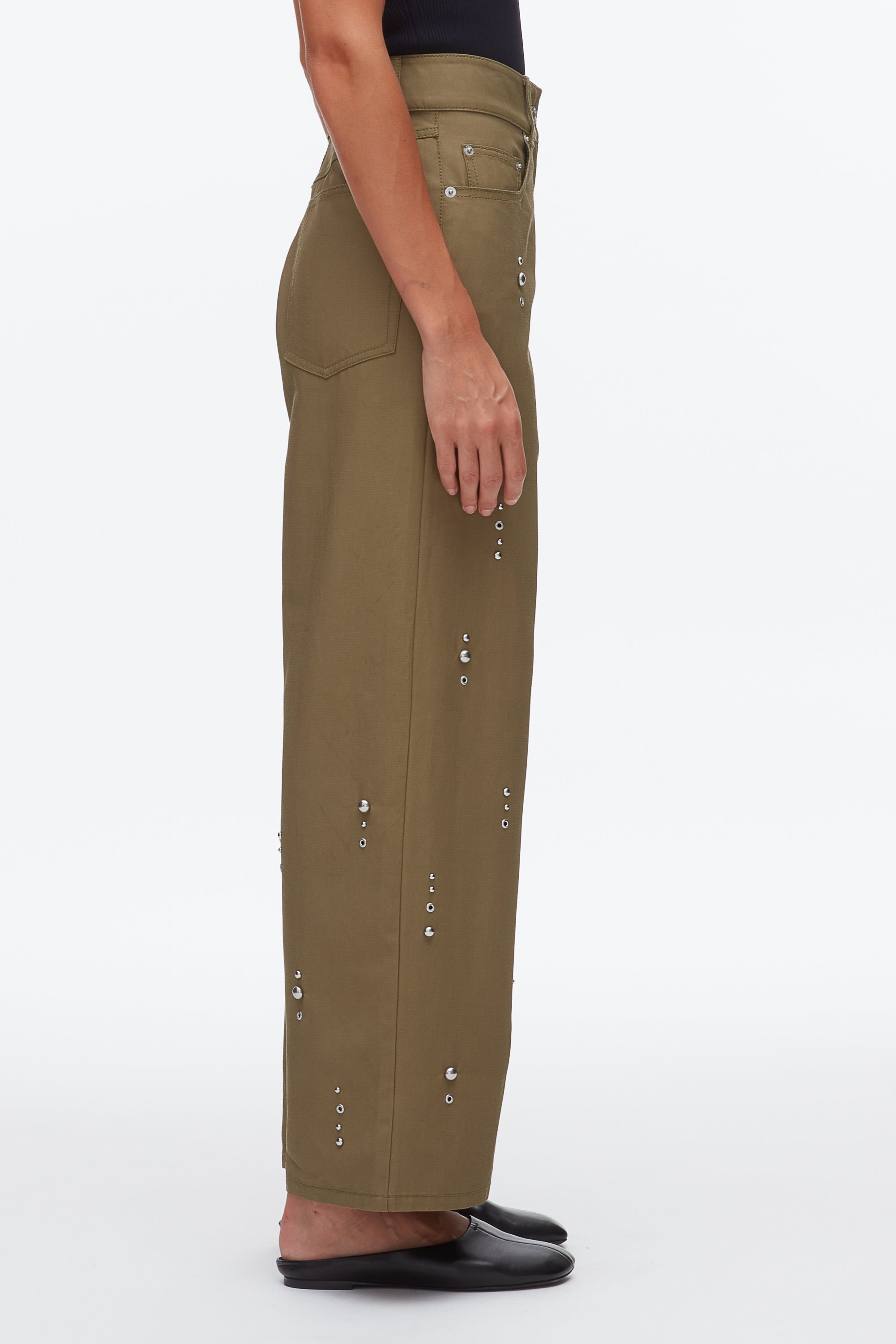 Caper Stud Embellished Wide Leg Pant | 3.1 Phillip Lim