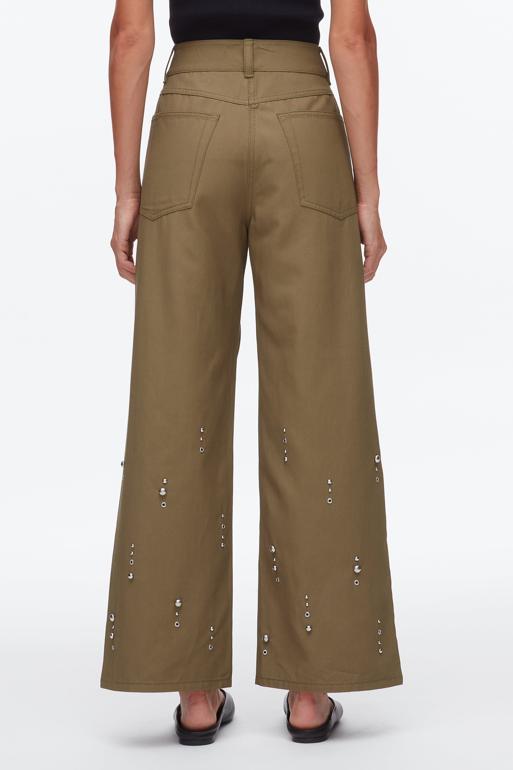 Caper Stud Embellished Wide Leg Pant | 3.1 Phillip Lim