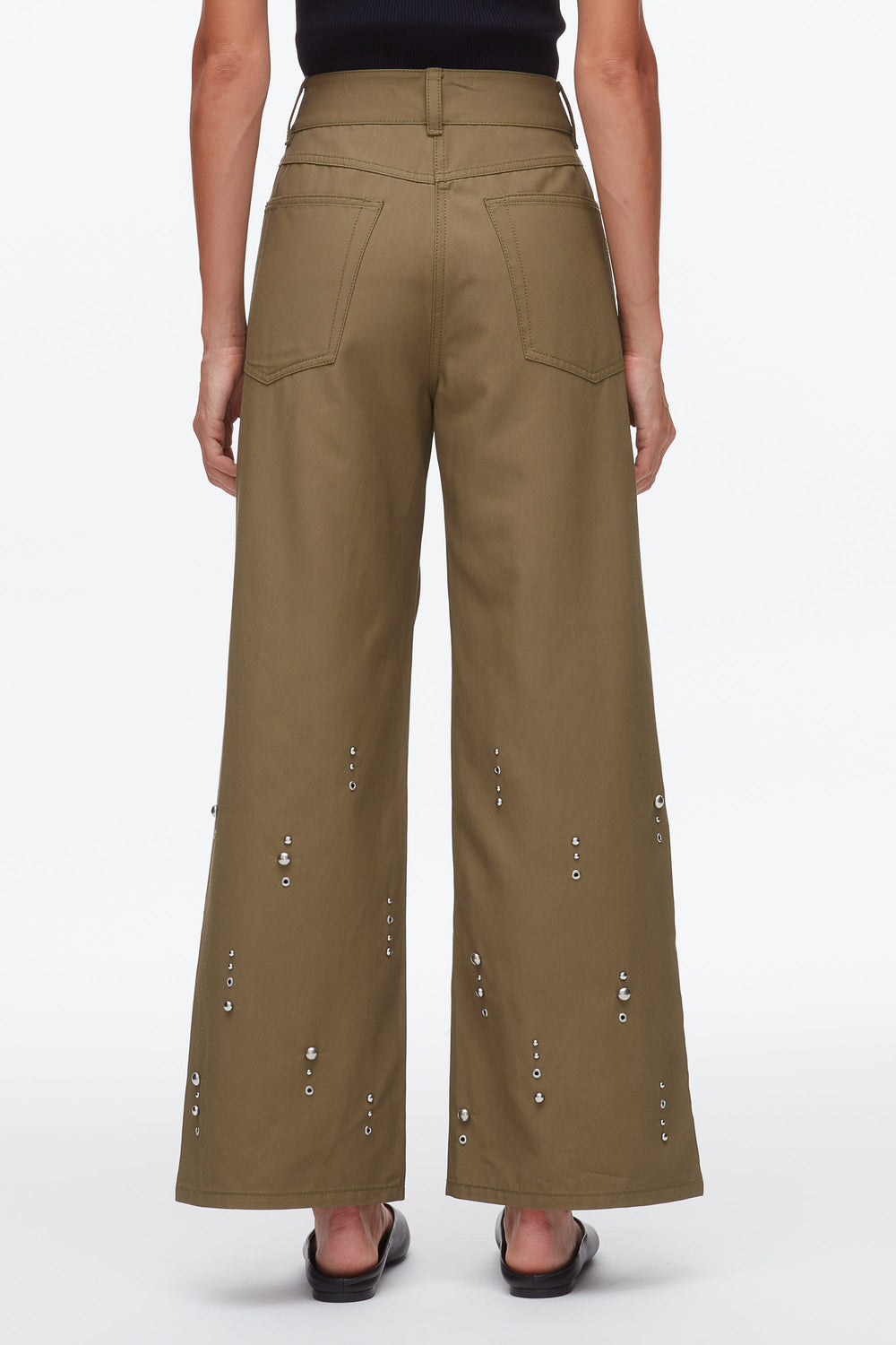 Caper Stud Embellished Wide Leg Pant | 3.1 Phillip Lim