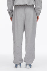 Grey Melange Dome Embellishment Sweatpants | 3.1 Phillip Lim