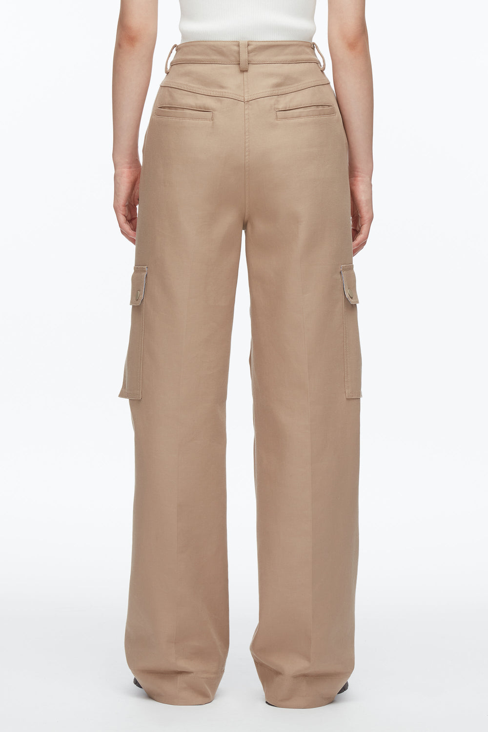 Praline Multi Carpenter Cargo Pants with Plaid Cuffs | 3.1 Phillip Lim