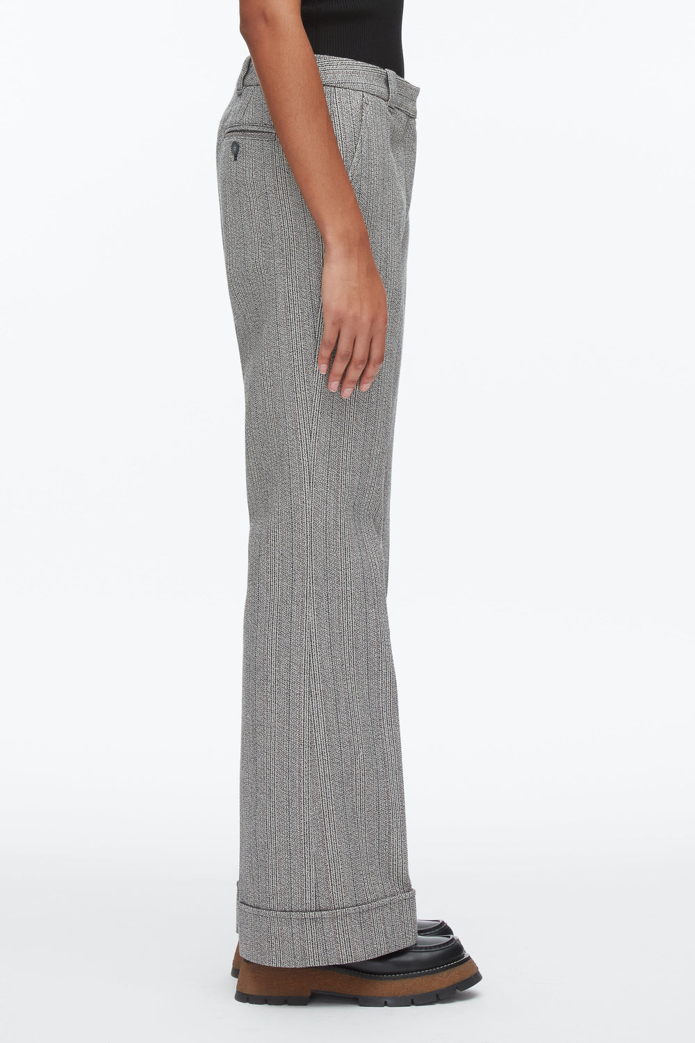 Grey Multi Jaspé Tailored Flare Trouser | 3.1 Phillip Lim