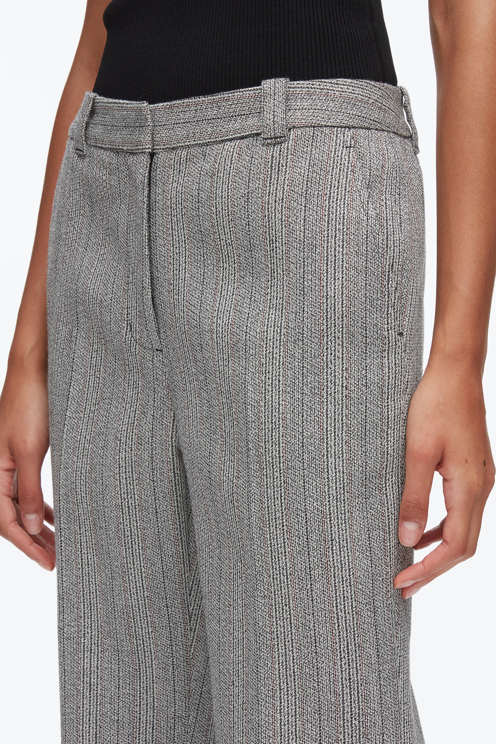 Grey Multi Jaspé Tailored Flare Trouser | 3.1 Phillip Lim