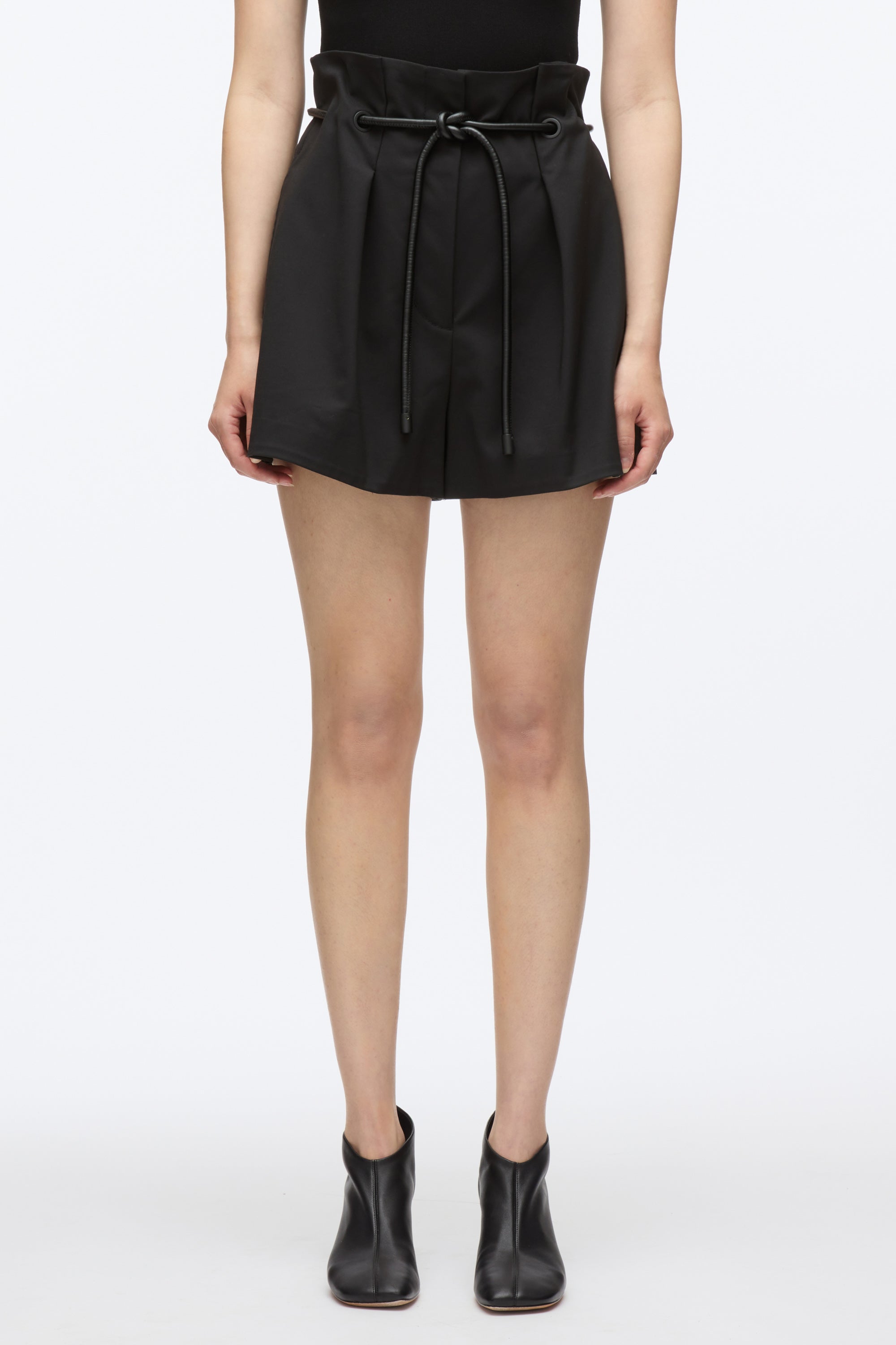 Black Origami Pleated Shorts | 3.1 Phillip Lim