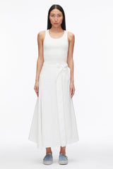 White Broderie Anglaise Patchwork Midi Skirt | 3.1 Phillip Lim