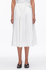 White Belted Gathered Midi Skirt | 3.1 Phillip Lim