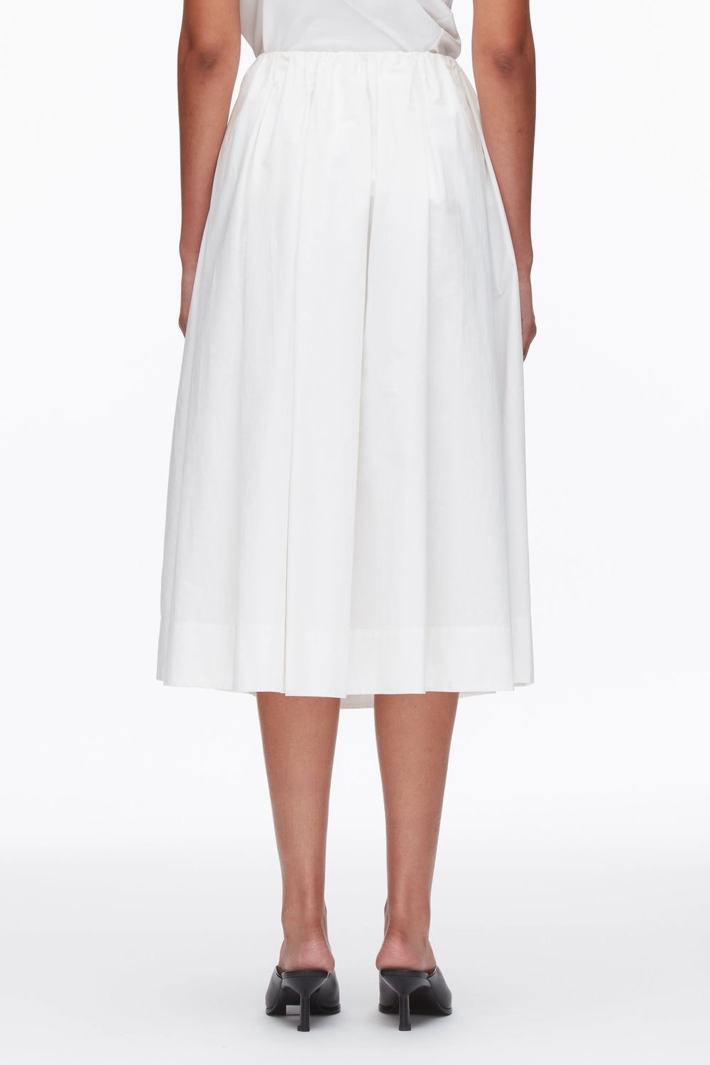 White Belted Gathered Midi Skirt | 3.1 Phillip Lim