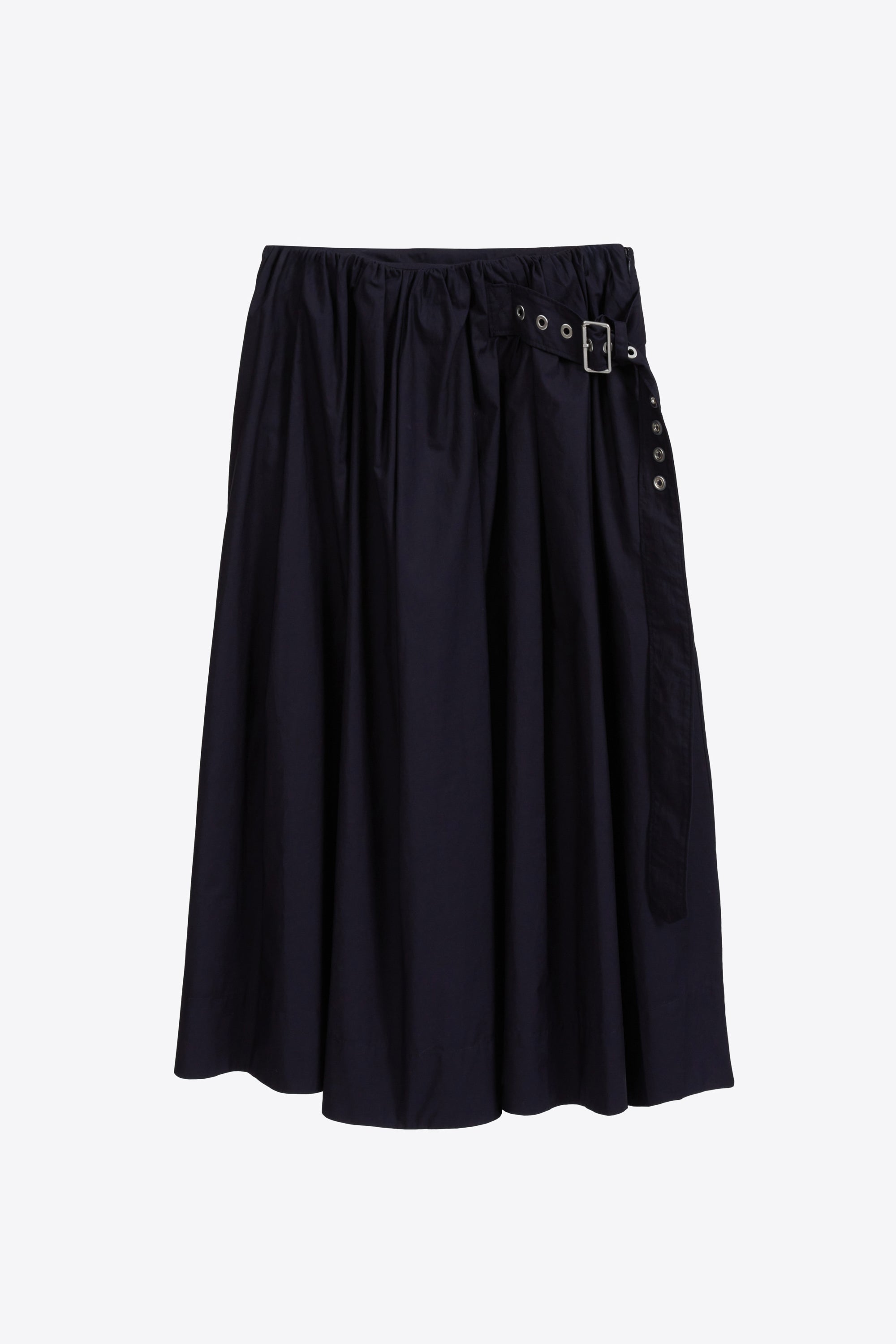 Midnight Belted Gathered Midi Skirt | 3.1 Phillip Lim