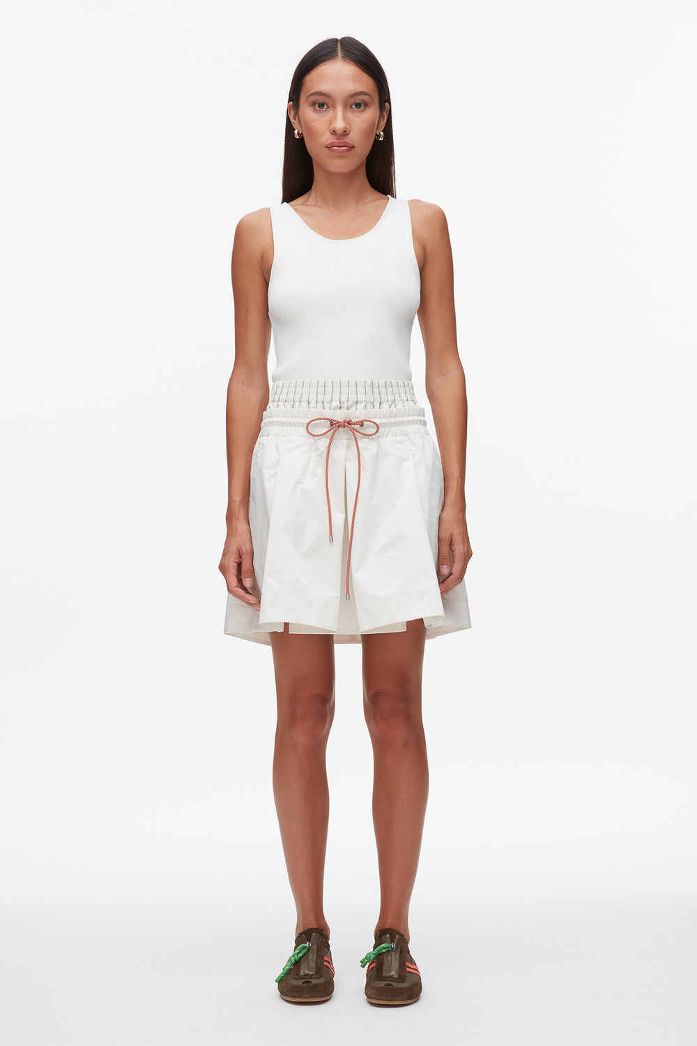 Ivory Ripstop Mini Skirt | 3.1 Phillip Lim