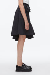 Midnight Ripstop Asymmetric Skirt with Ruching | 3.1 Phillip Lim
