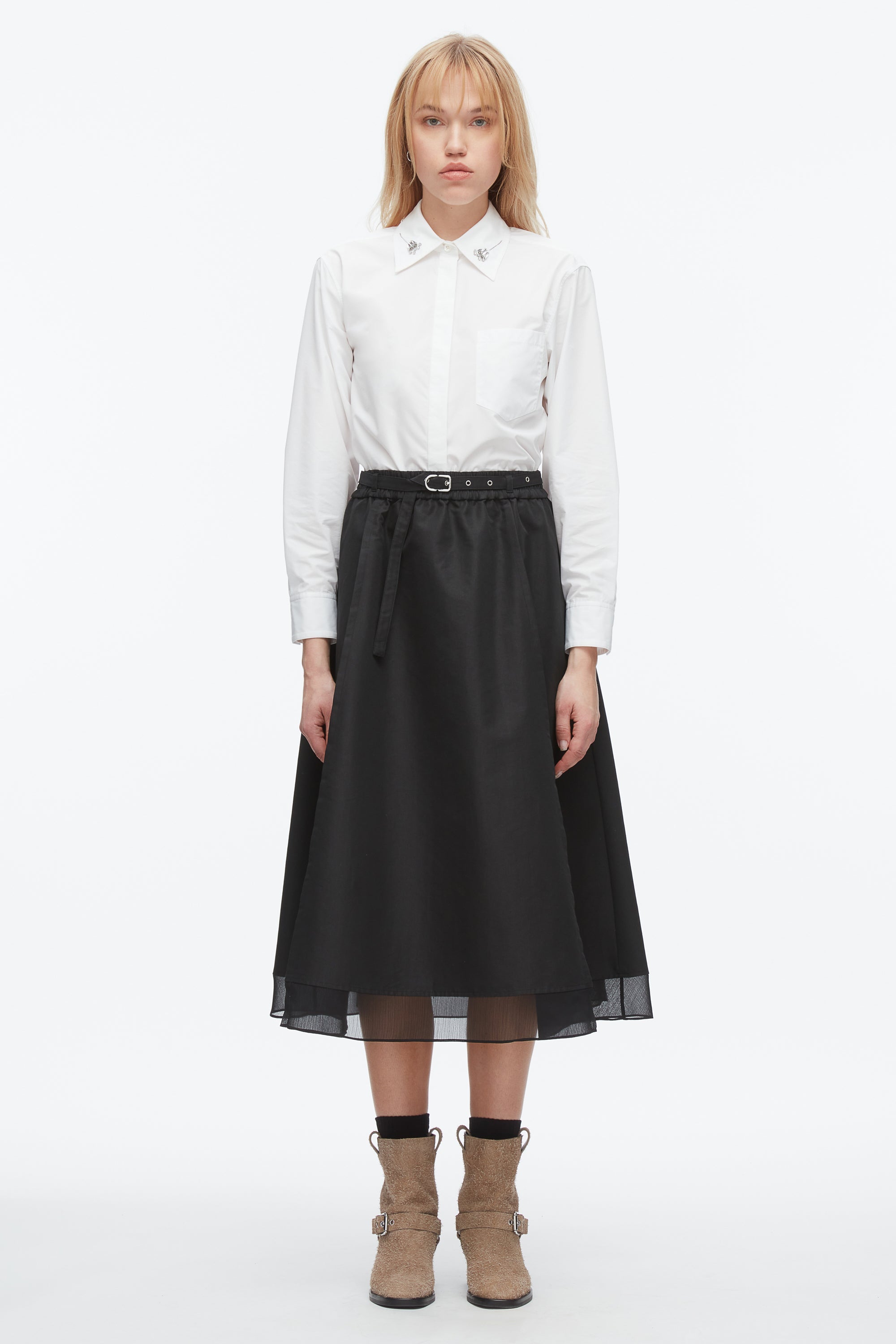 Black Belted Midi Skirt | 3.1 Phillip Lim