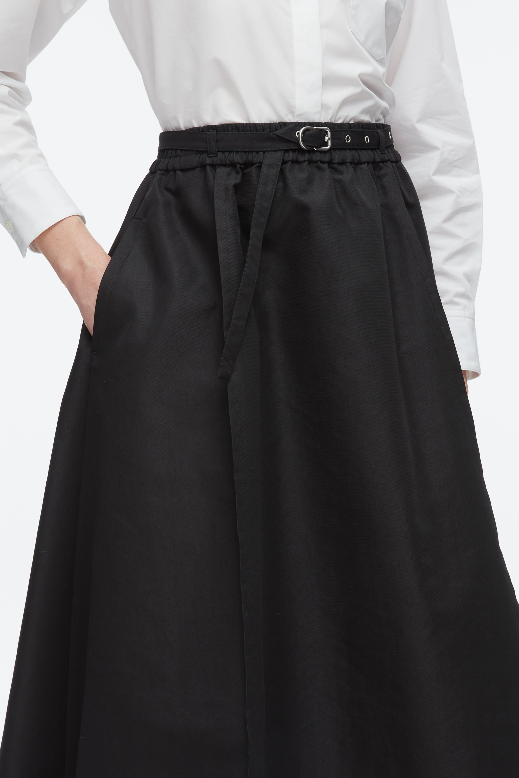 Black Belted Midi Skirt | 3.1 Phillip Lim