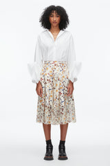 Parchment Multi Bliss Floral Pleated Skirt | 3.1 Phillip Lim