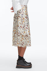 Parchment Multi Bliss Floral Pleated Skirt | 3.1 Phillip Lim