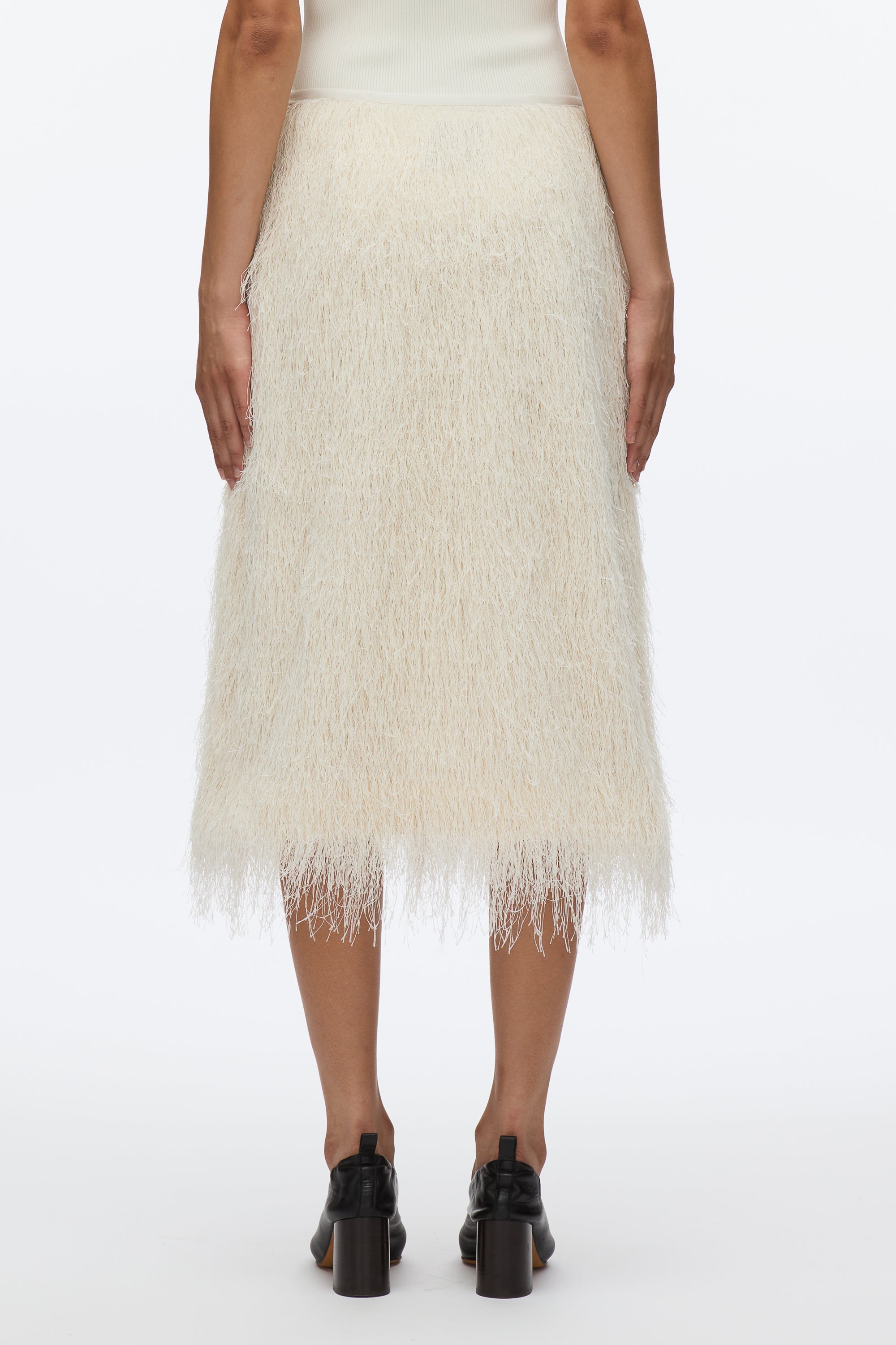 Ivory Fringe Slip Skirt | 3.1 Phillip Lim