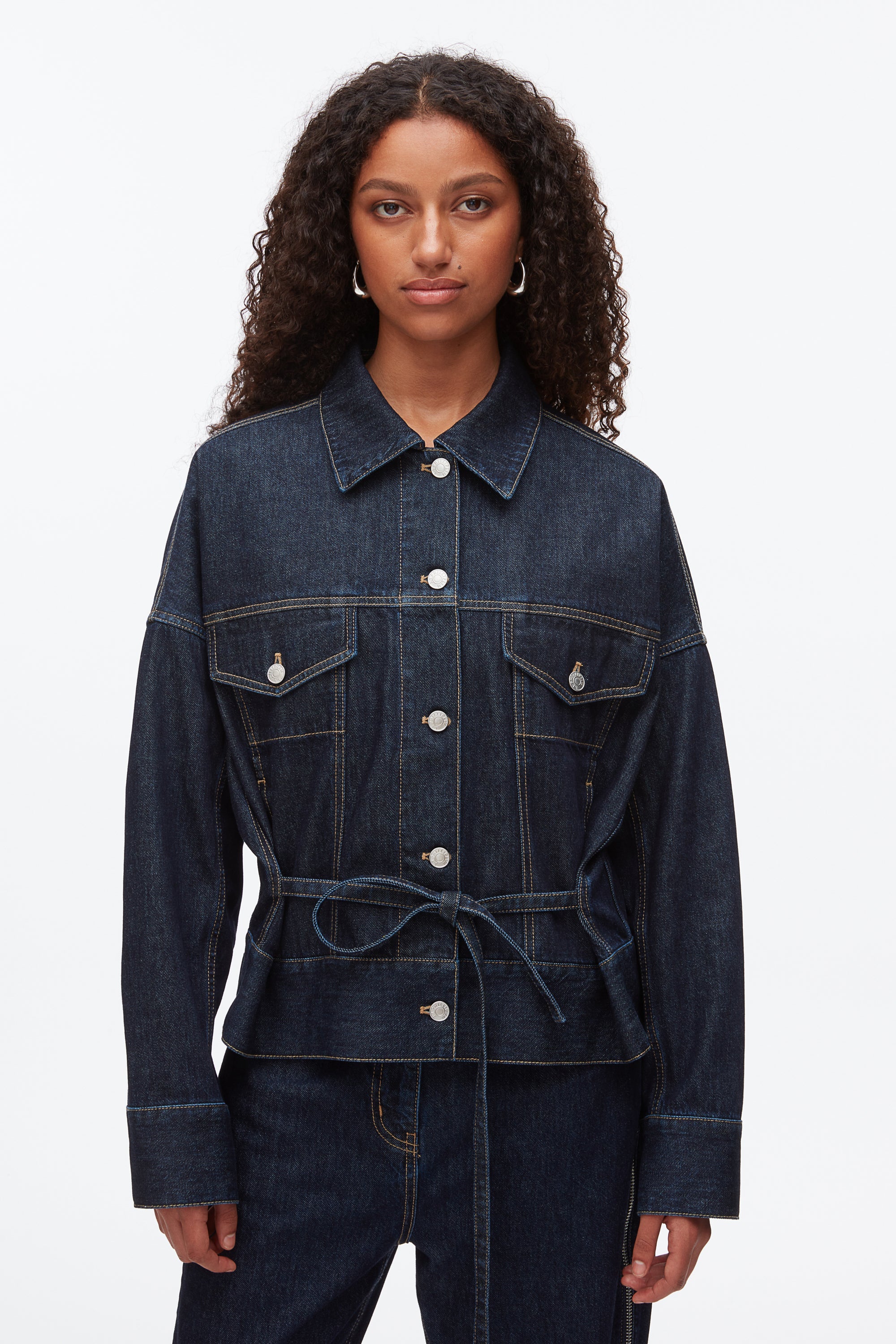 Dark Indigo Denim Boxy Jacket | 3.1 Phillip Lim