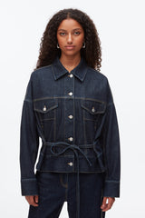 Dark Indigo Denim Boxy Jacket | 3.1 Phillip Lim
