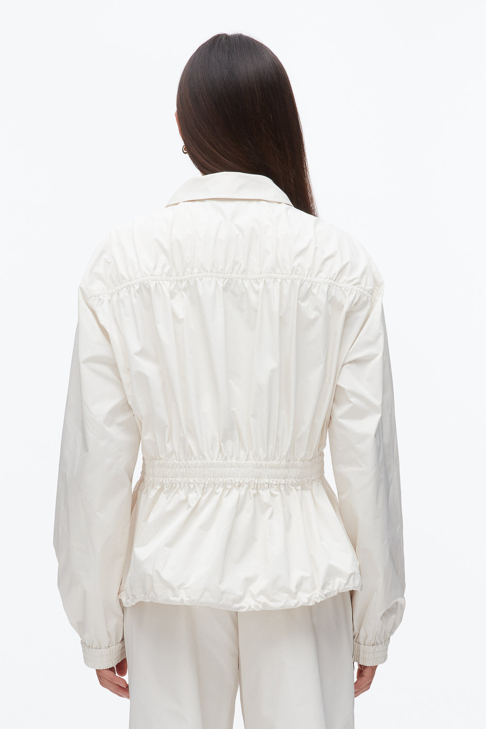 Ivory Ripstop Ruched Jacket | 3.1 Phillip Lim