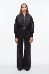 Black Cropped Flight Bomber | 3.1 Phillip Lim
