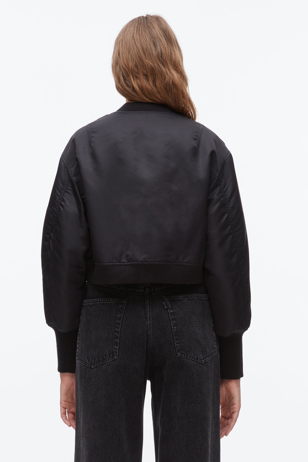Black Cropped Flight Bomber | 3.1 Phillip Lim