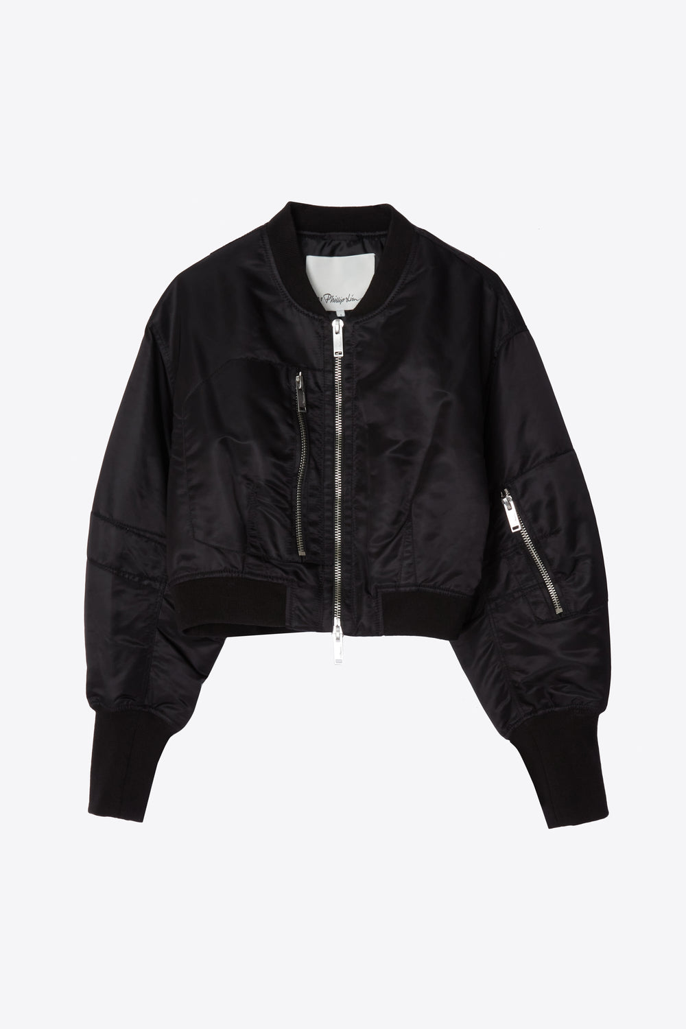 Black Cropped Flight Bomber | 3.1 Phillip Lim