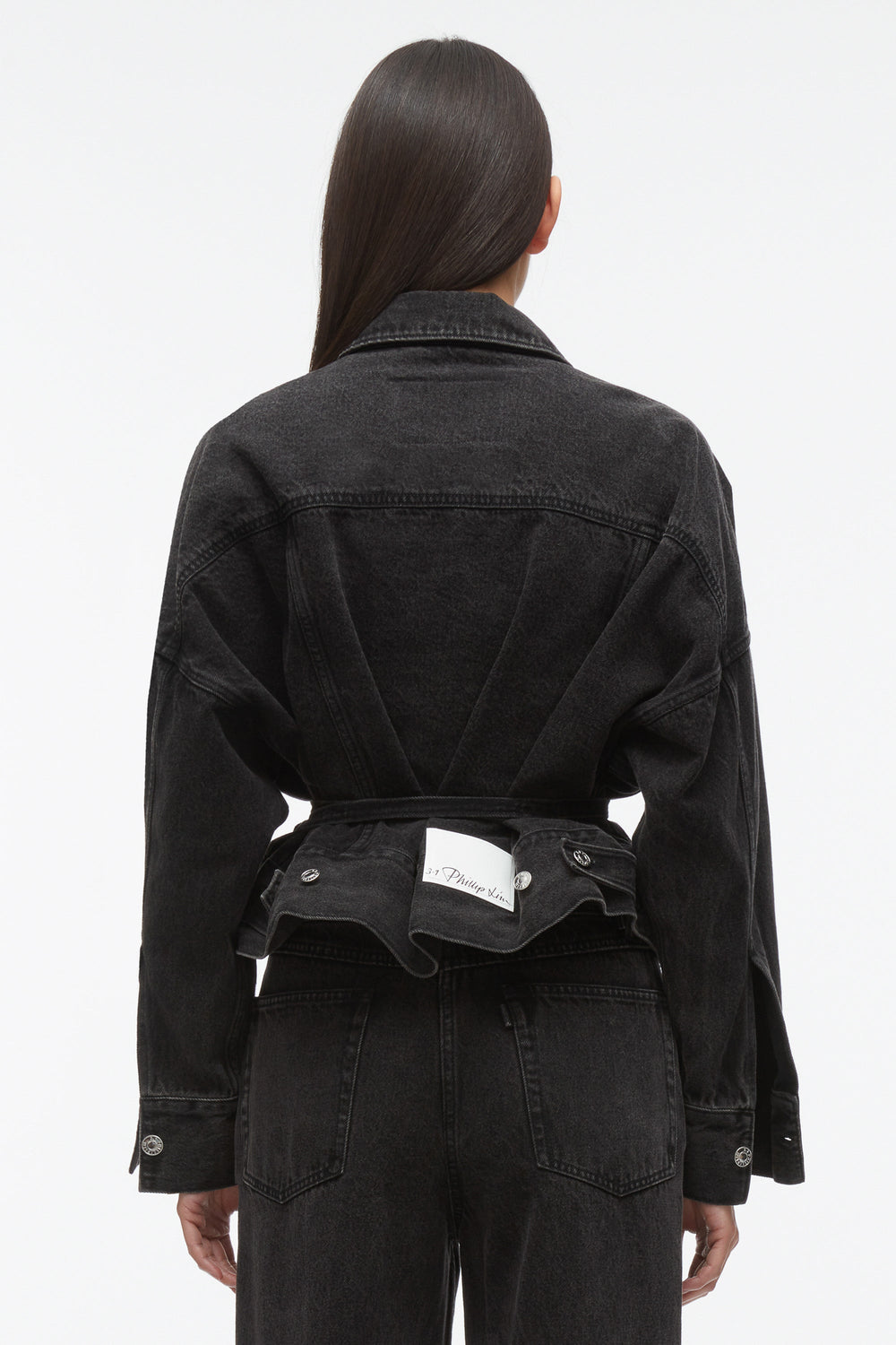 Washed Blk Black Denim Boxy Jacket | Phillip Lim Women’s Outerwear | 3.1 Phillip Lim