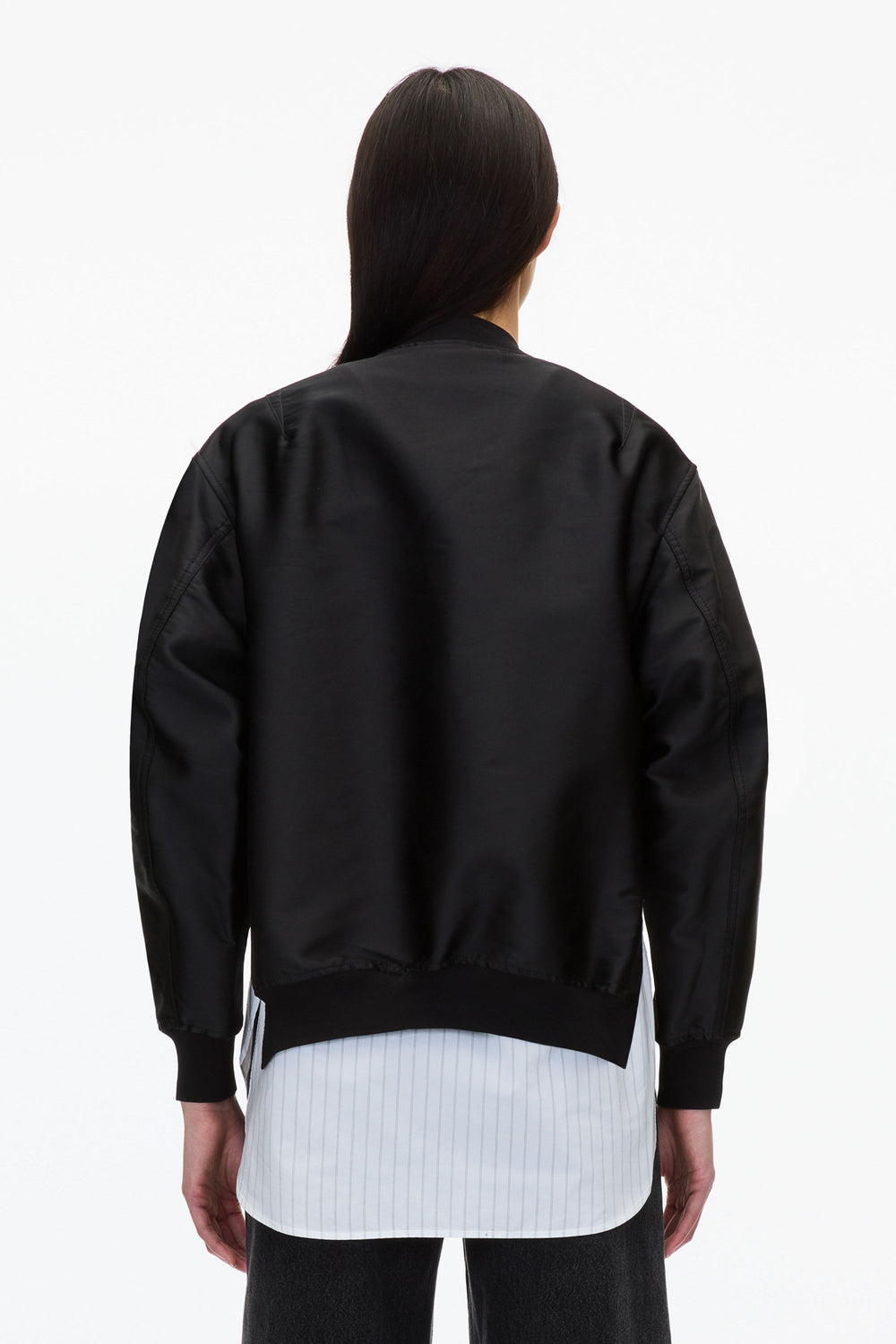 Black Black Layered Bomber Jacket | Exclusive Phillip Lim Outerwear | 3.1 Phillip Lim
