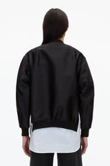 Black Black Layered Bomber Jacket | Exclusive Phillip Lim Outerwear | 3.1 Phillip Lim
