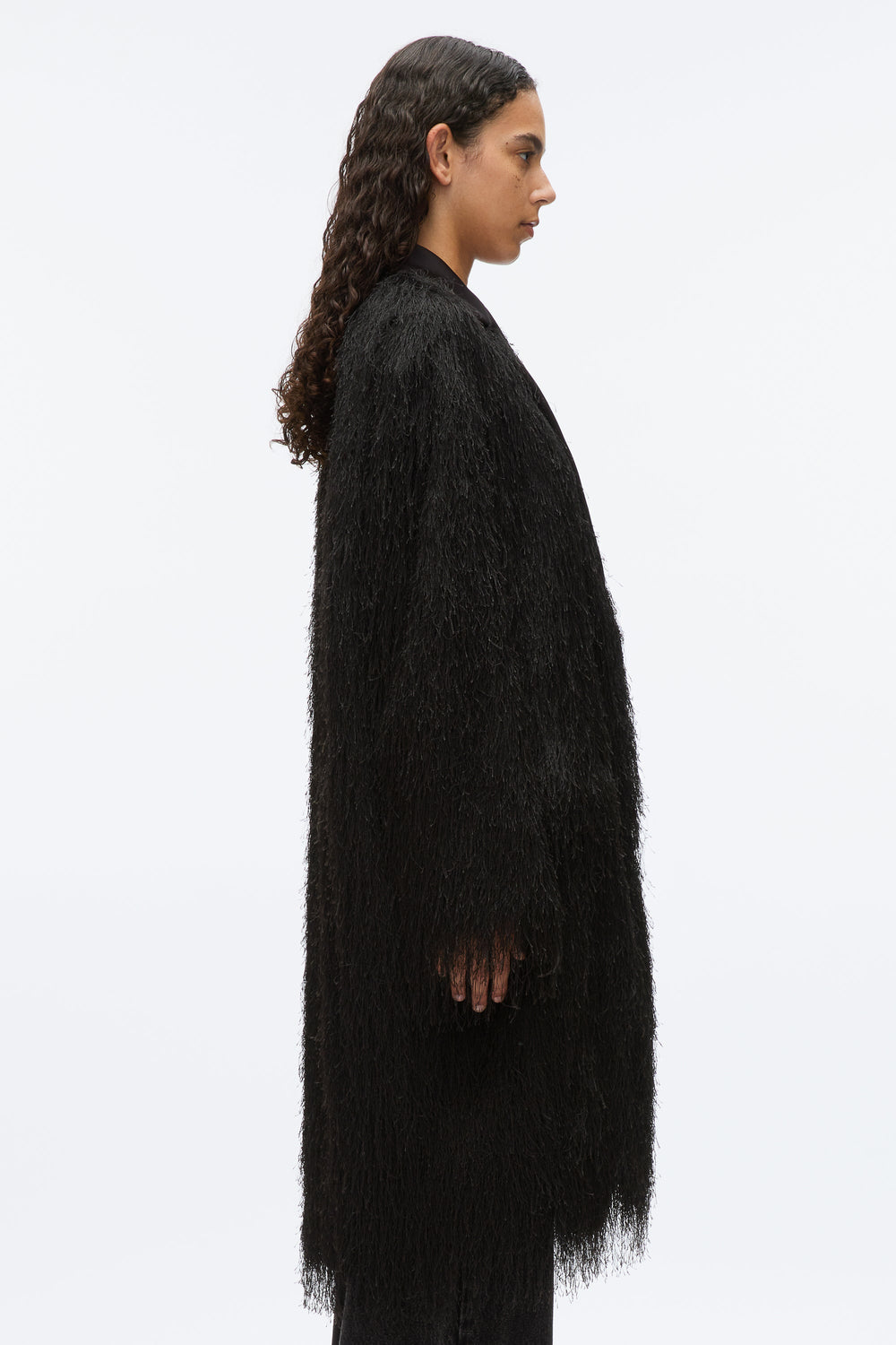 Black Fringe Tuxedo Coat | 3.1 Phillip Lim