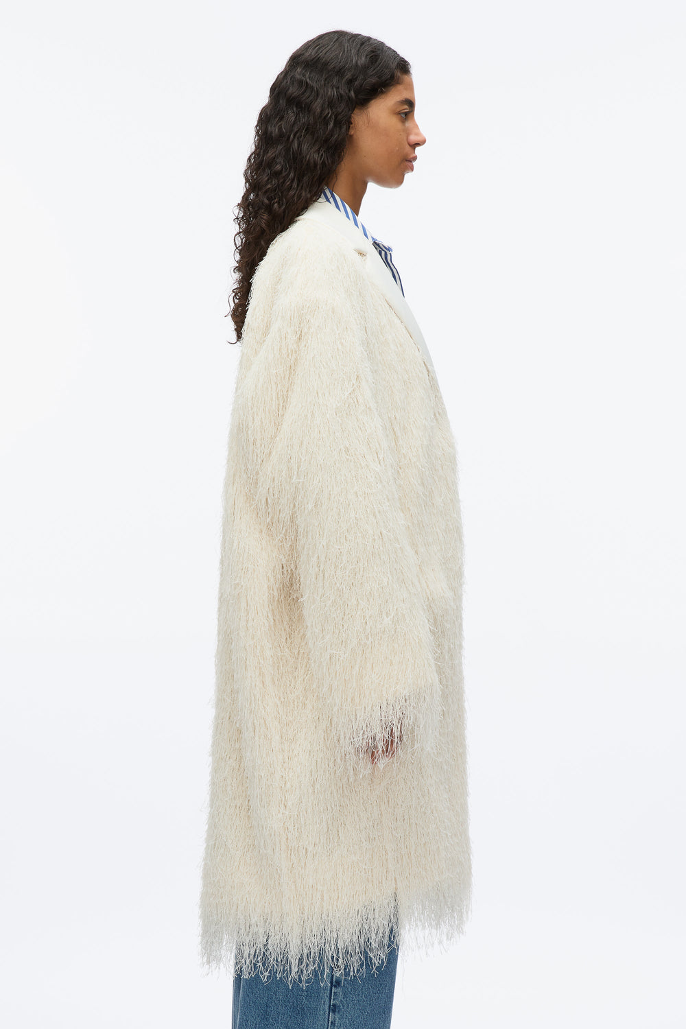 Ivory Fringe Tuxedo Coat | 3.1 Phillip Lim