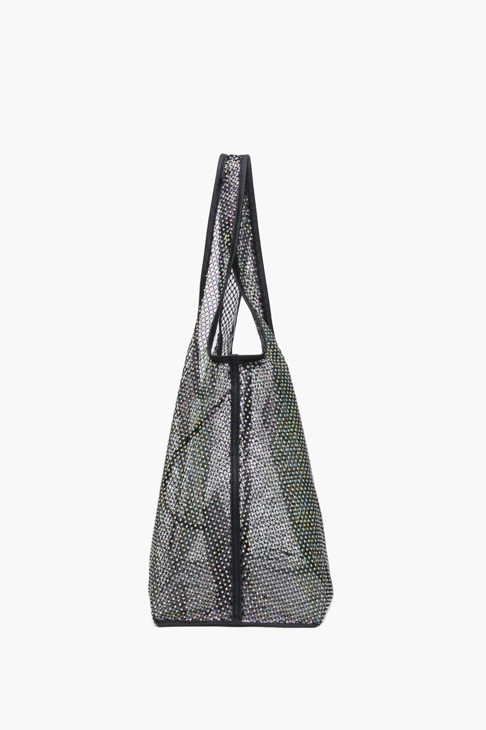 Black Crystal Embellished Mesh Market Tote | 3.1 Phillip Lim