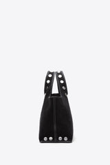 Washed Blk Denim Mini Market Tote with Studs | 3.1 Phillip Lim